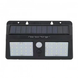 ARANDELA GAYA SOLAR ZYON 2 C/SENSOR PTO 8W 6500K PC 1