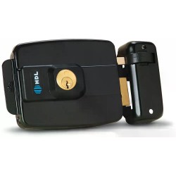 FECHADURA HDL C-90 DUPLA PRETA AJUSTAVEL 03.042 PC 1