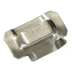 FECHO DE ACO INOX C/100PCS PCTE 1