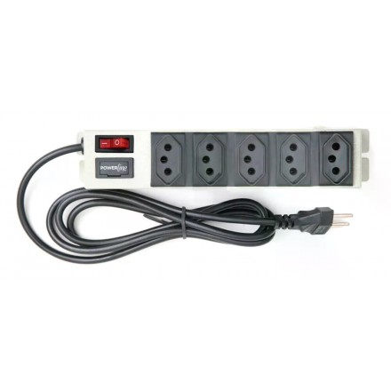 FILTRO L MULTICRAFT CHAPA 5 TOMADAS BIV  PC 1