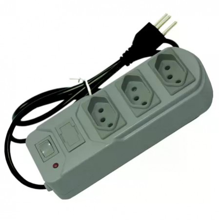 FILTRO LINHA FERNIK PVC 3 TOMADAS BIV PC 1