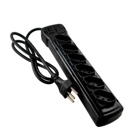 FILTRO LINHA FIOLUX 6 TOMADAS  PC 1