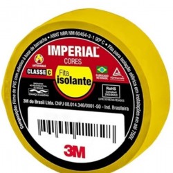 FITA ISOLANTE 3M IMPERIAL 10M AMARELO CF 1