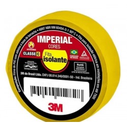 FITA ISOLANTE 3M IMPERIAL 10M AMARELO CF 1