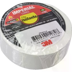 FITA ISOLANTE 3M IMPERIAL 10M BRANCA CF 1