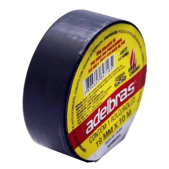 FITA ISOLANTE ADELBRAS 10M PC 1