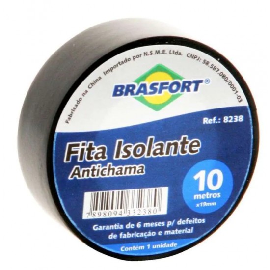 FITA ISOLANTE BRASFORT 10M 8238 CF 1