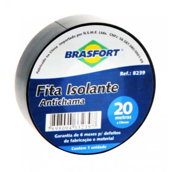 FITA ISOLANTE BRASFORT 20M 8239 CF 1