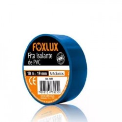 FITA ISOLANTE FOXLUX 10M AZUL PC 1