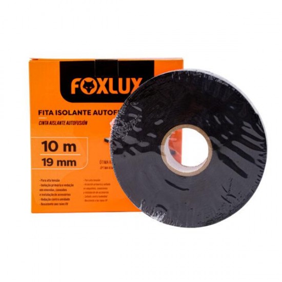 FITA ISOLANTE FOXLUX AUTO FUSAO 10M X 19MM PC 1