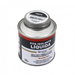 FITA ISOLANTE LIQUIDA QUIMATIC  200ML PRETA UN 1