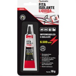 FITA ISOLANTE LIQUIDA QUIMATIC  BISNAGA 16G PRETA UN 1