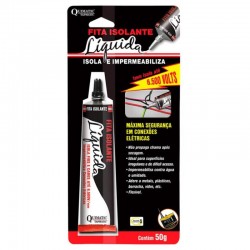 FITA ISOLANTE LIQUIDA QUIMATIC  BISNAGA 50G PRETA UN 1