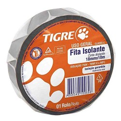 FITA ISOLANTE TIGRE USO GERAL 10MTS PC 1
