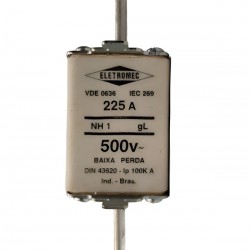 FUSIVEL NH ELETROMEC RETARDADO 01-225 A CF 1