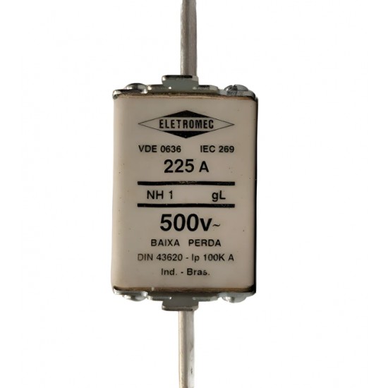 FUSIVEL NH ELETROMEC RETARDADO 01-225 A CF 1