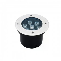 BALIZADOR LED PISO GAYA EMBUTIR REDONDO  7W 6000K PC 1