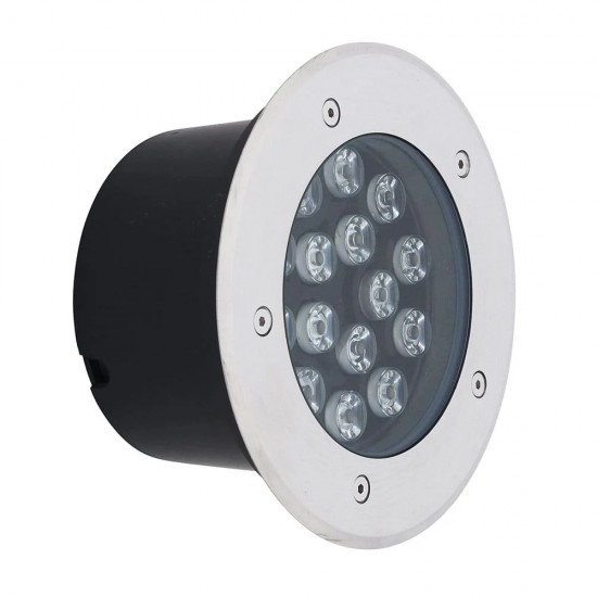 BALIZADOR LED PISO GAYA EMBUTIR REDONDO 15W 3000K PC 1