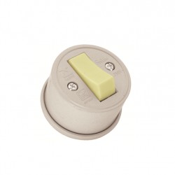 INTERRUPTOR EXTERNO SIMPLES REDONDO RADIAL CZ PC 1