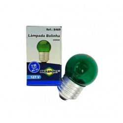 LAMP.BOLINHA BRASFORT  7X127V VERDE PC 1