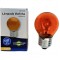 LAMP.BOLINHA BRASFORT 15X220V LARANJA PC 1