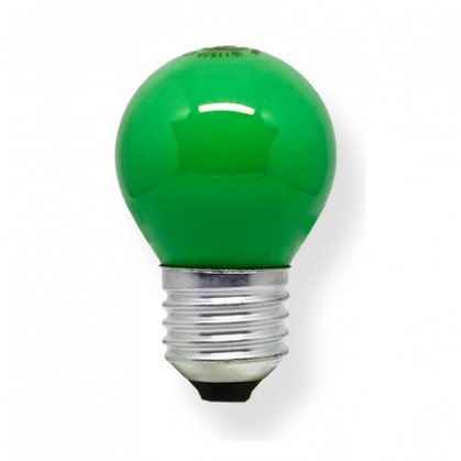 LAMP.BOLINHA GE 15X220V VERDE PC 1