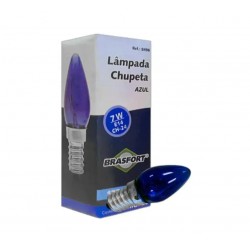 LAMP.CHUPETA BRASFORT 7 X 127V AZUL PC 1