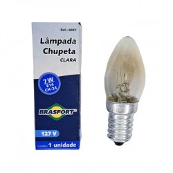 LAMP.CHUPETA BRASFORT 7 X 127V CLARA PC 1