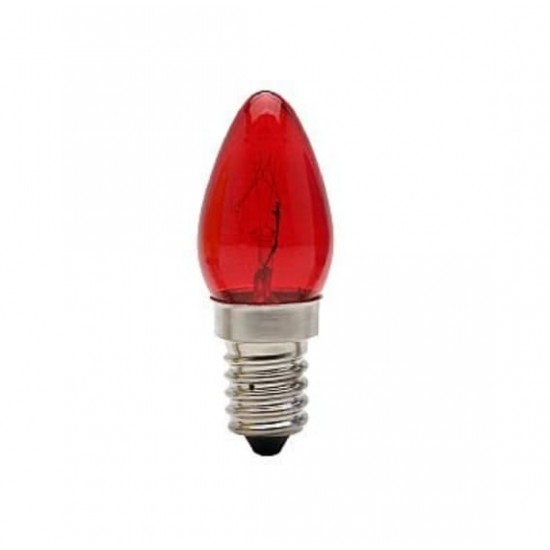 LAMP.CHUPETA BRASFORT 7 X 220V VERMELHA PC 1