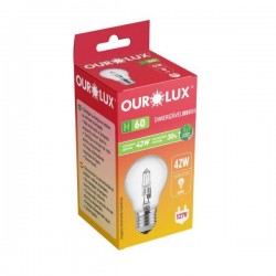 LAMP.ECO HALOGEN OUROLUX  42X127 CLARA PC 1