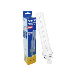LAMP.FLUOR.COMP. ECP  2P 18W 6400K PC 1