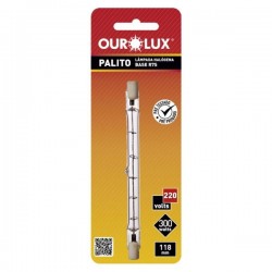 LAMP.HALOGENA OUROLUX  300WX220V 118MM R7S PC 1