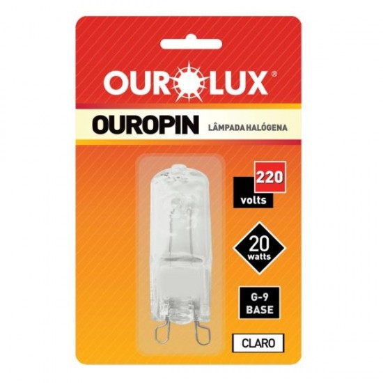 LAMP.HALOGENA OUROPIN G9 CLARA 20WX220V PC 1