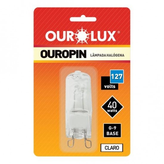 LAMP.HALOGENA OUROPIN G9 CLARA 40WX127V PC 1