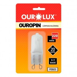 LAMP.HALOGENA OUROPIN G9 FOSCA 20WX220V UN 1