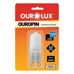 LAMP.HALOGENA OUROPIN G9 FOSCA 60WX127V PC 1