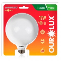 LAMP.LED OUROLUX GLOBO 12W 2700K 20425 PC 1