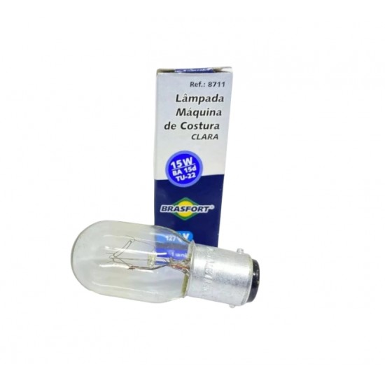 LAMP.MAQ.COST.BRASFORT ENCAIXE BAIXA 127V 8711 PCTE 1