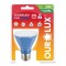 LAMP.PAR 20 LED OUROLUX 6W AZUL PC 1