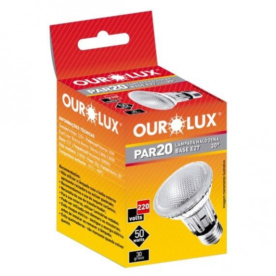 LAMP.PAR 20 OUROLUX 50WX220V CLARA PC 1