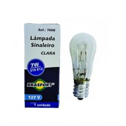 LAMP.SINALEIRO BRASFORT E-12 S19 7X127V CL 7008 PC 1