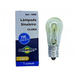 LAMP.SINALEIRO BRASFORT E-12 S19 7X220V CL 7009 PC 1