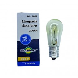 LAMP.SINALEIRO BRASFORT E-12 S19 7X220V CL 7009 PC 1