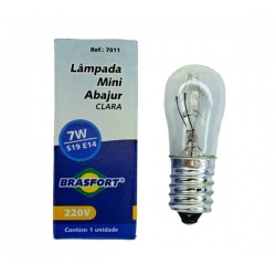 LAMP.SINALEIRO BRASFORT E-14 S19 7X220V CL 7011 PC 1