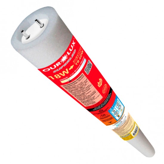 LAMP.TUBOLED GLASS OUROLUX 18W 3000K 20256 1L PC 1