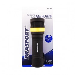 LANTERNA LED BRASFORT MINI ABS C/ZOOM 7860 3AAA PC 1