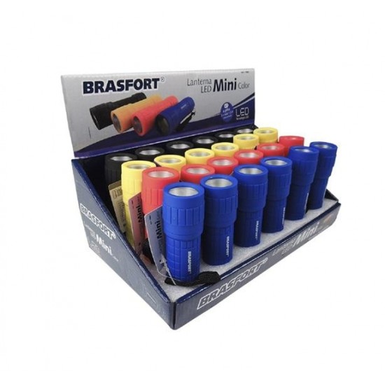 LANTERNA LED BRASFORT MINI COLOR 7865 3AAA PC 1