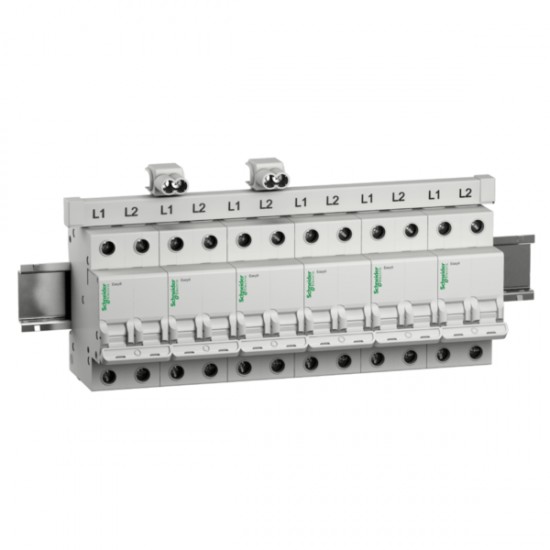 BARRAMENTO SCHNEIDER DIN 2P 80A 57 POLOS PC 1