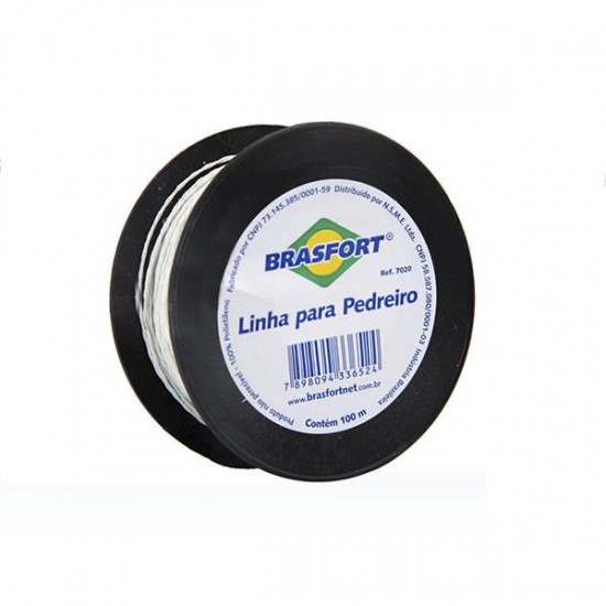LINHA DE PEDREIRO BRASFORT 100M 7020 UN 1