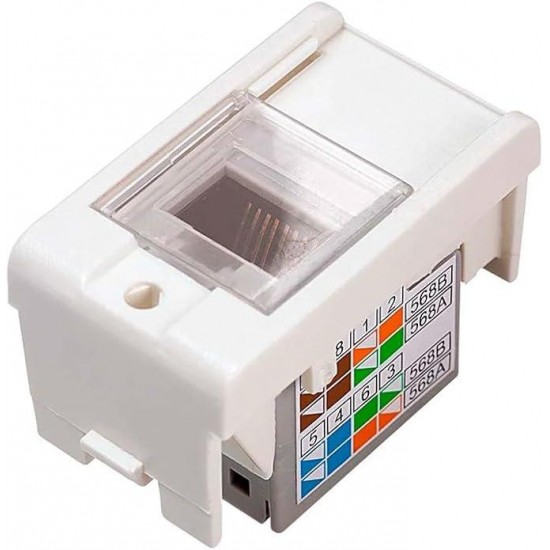 LINHA LUNARE MODULO RJ45 8FIOS 47751 PC 1
